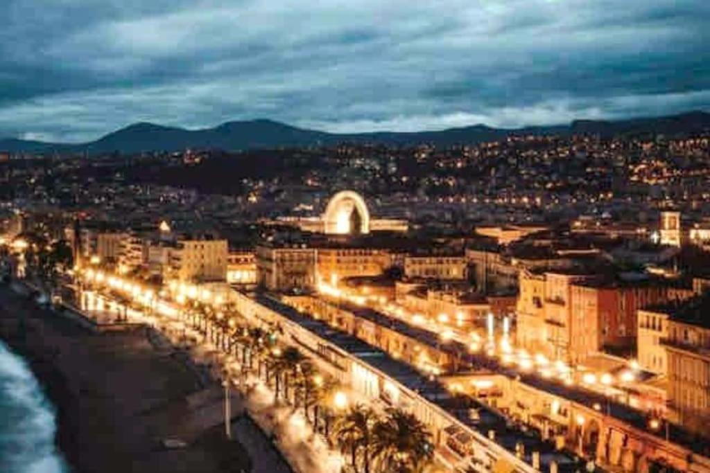 Centre Ville-Superbe Appartement De 50 M2 - Cosy Avec Terrasse -Wifi Nice Luaran gambar