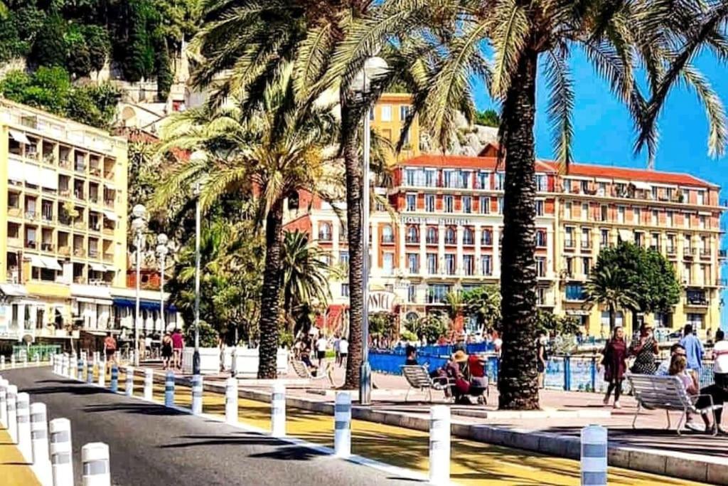 Centre Ville-Superbe Appartement De 50 M2 - Cosy Avec Terrasse -Wifi Nice Luaran gambar
